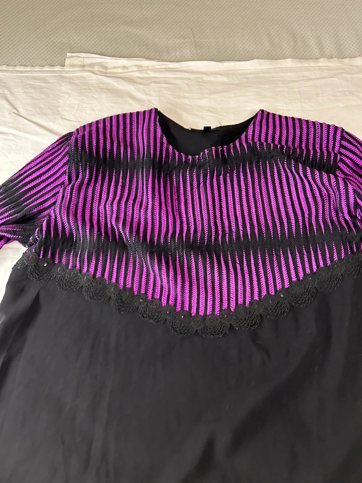 Zwarte lange traditionele jurk Violet Étoile d’Orient – photo 5